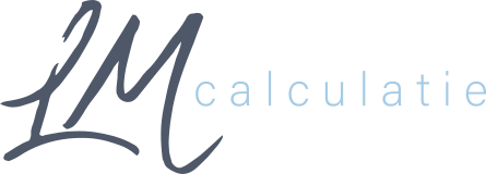 LMcalculatie — zelfstandig calculator schilderwerk